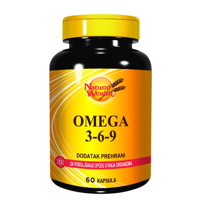 Natural Wealth Omega 3-6-9   60 mekih kapsula