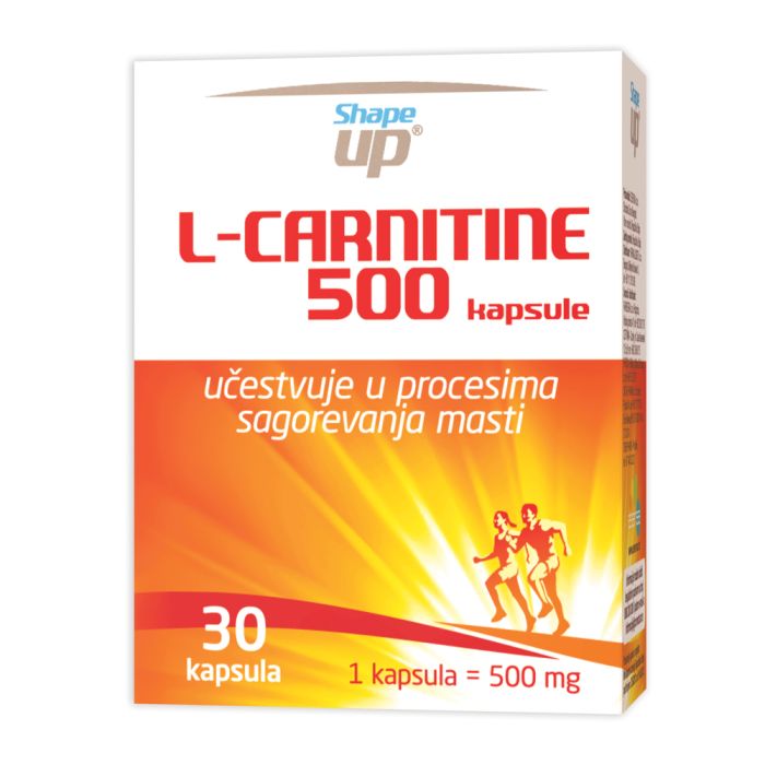 Shape up L-carnitine 500 30 kapsula