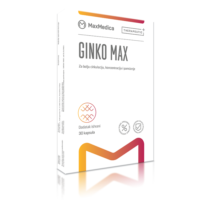 Maxmedica Ginko Max, 30 kapsula