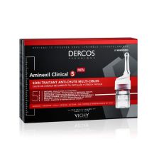 Vichy Dercos Aminexil Clinical 5 protiv opadanja kose za muškarce, 21 ampula