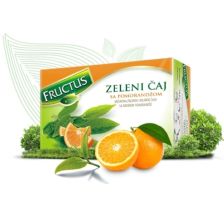 Fructus čaj Zeleni sa pomorandžom filter 20 kesica