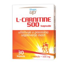 Shape up L-carnitine 500 30 kapsula