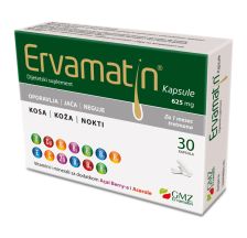 Ervamatin kapsule 30x625 mg
