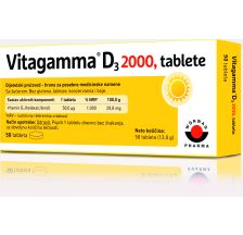 Vitagamma D3 2000 IJ 50 tableta