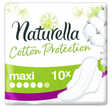 Naturella Cotton Maxi ulošci, 10 komada