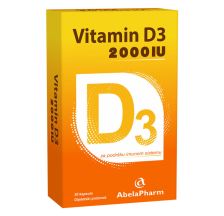 Vitamin D3 2000 IJ, 30 kapsula