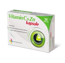 Vitamin C+Zn, 20 kapsula