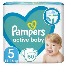 Pampers Active Baby VPP pelene, veličina 5 (11-16 kg), 50 komada