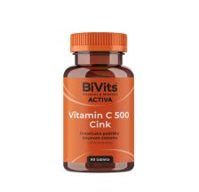 BiVits Activa Vitamin C + Zn, 60 tableta