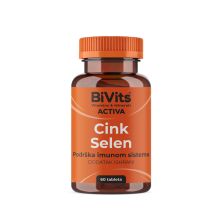 BiVits Activa Cink Selen, 60 tableta