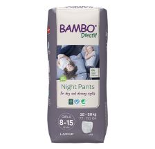 Bambo Dreamy noćne gaćice Ž 8-15god (35-50kg), 10 komada