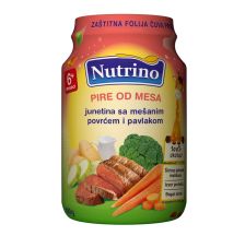 Nutrino Pire od mesa - Junetina sa povrćem i pavlakom 190g