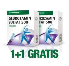 Dietpharm Glukozamin sulfat 500, 30 kapsula, 1+1 Gratis