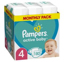 Pampers Monthly Pack Active Baby S4 9-14kg 180 komada