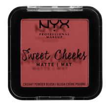 Mat kremasto rumenilo NYX Professional Makeup Sweet Cheeks 5g Citrine Rose