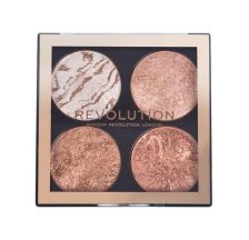 Revolution Makeup Mini paleta bronzera i hajlajtera Cheek Kit 8.8g Don't Hold Back