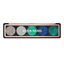 Profusion Aqua Gems - Gliter paleta senki za oči 5 nijansi