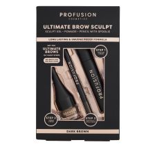 Profusion Ultimate Brow Sculpt set za obrve - Dark Brown