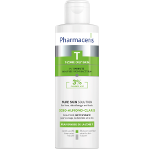Pharmaceris T Sebo-Almond-Claris Rastvor za čistu kožu za lice dekolte i leđa 190ml