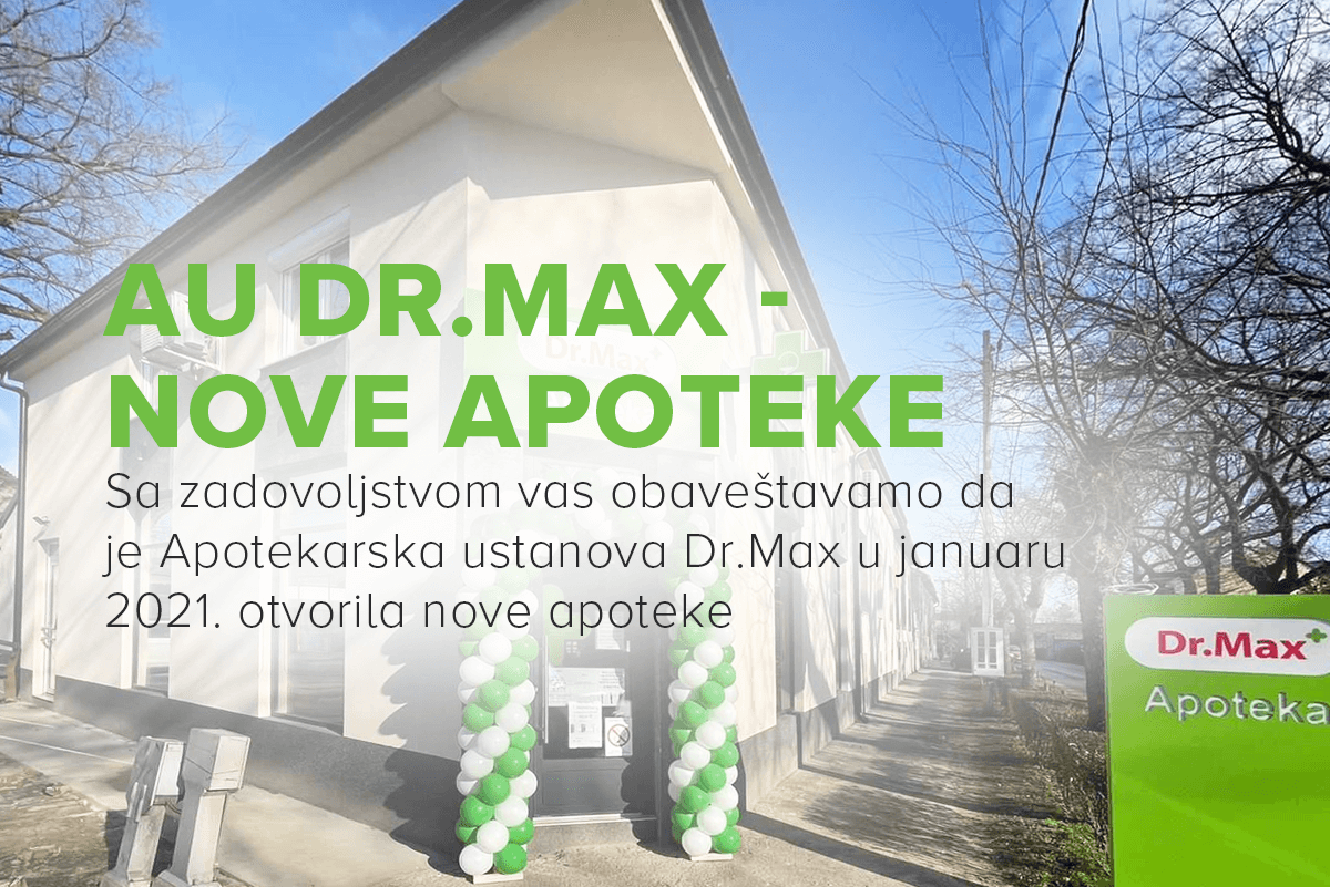 AU DR.MAX – NOVE APOTEKE